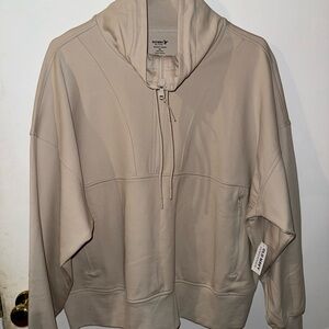 Old Navy Active Beige Fleece Jacket